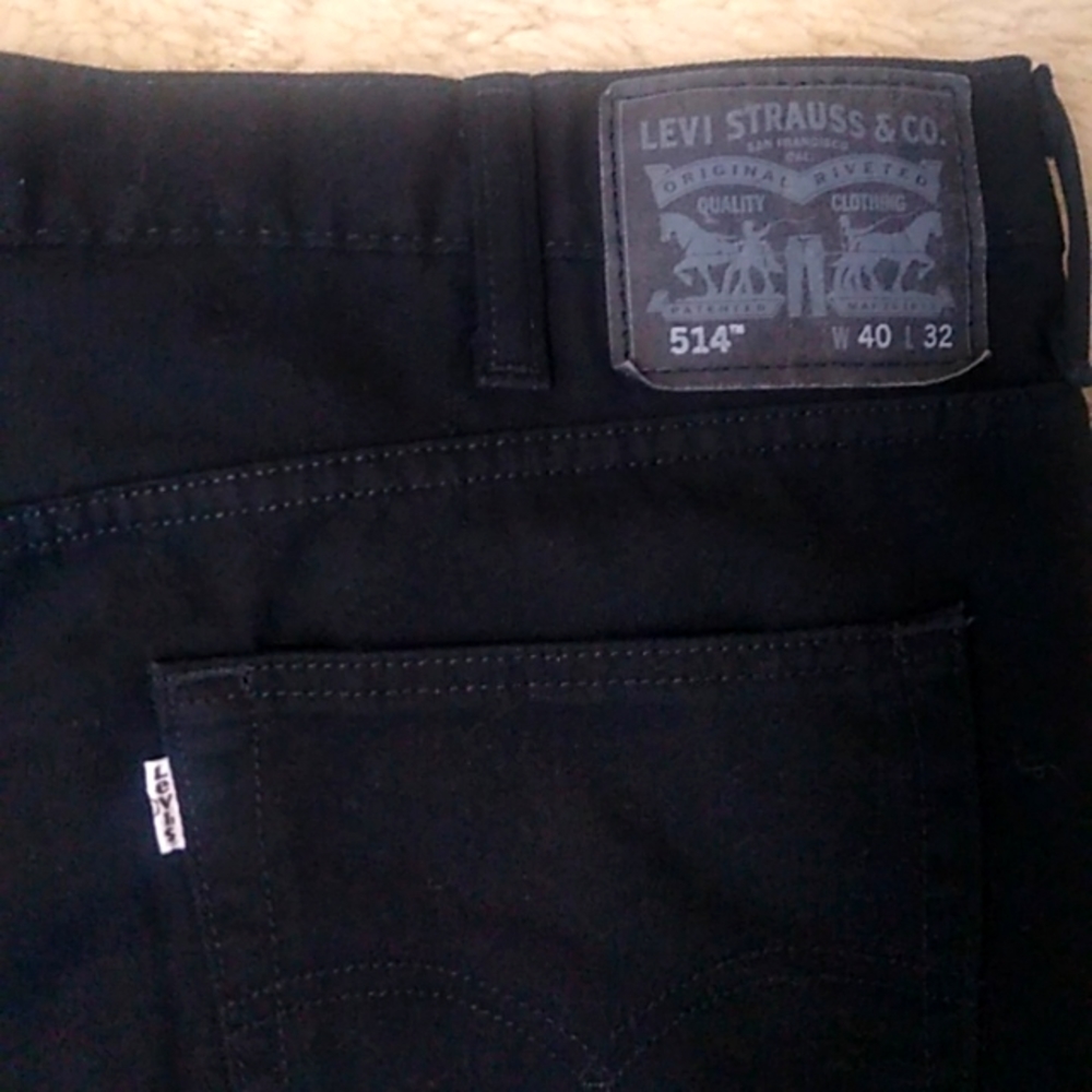 Levi's Black Twill Pants 40x32